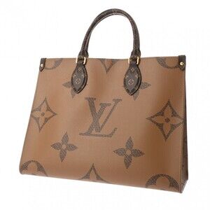 Louis Vuitton Monogram Giant On the Handbag Canvas Tote Go Brown